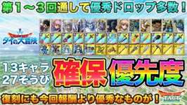 【ドラクエタクト】復刻分も優秀！ダイ大コラボ第１〜３回のなかま/そうび優先度【ダイ大コラボ】のサムネイル画像